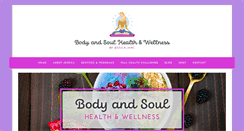 Desktop Screenshot of bodyandsoulnutrition.net